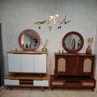 کنسول اینه / حصیری بامبو ساحل / ست کامل|بوفه، ویترین، کنسول|تهران, شهرک ولیعصر|دیوار