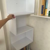 کتابخانه سفید|کتابخانه، شلف، قفسه‌های دیواری|تهران, میدان ولیعصر|دیوار