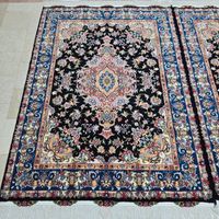 دوتا قالیچه جفت بافت کرک شادسر کاشان گل‌ابریشم|فرش|تهران, ونک|دیوار