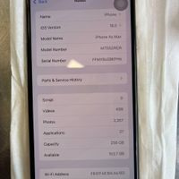 اپل iPhone XS Max با حافظهٔ ۲۵۶ گیگابایت|موبایل|تهران, جنت‌آباد جنوبی|دیوار