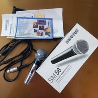 میکرون شور SHURE SM58|صوتی و تصویری|تهران, جنت‌آباد مرکزی|دیوار