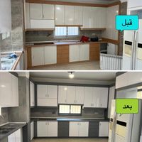 نصب حرفه ای خودچسب(الکور) برچسب کابینت مات کن|خدمات پیشه و مهارت|اصفهان, شاهزید|دیوار