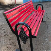 نیمکت و سطل زباله پارکی فولادی گالوانیزه چوبی TS80|صندلی و نیمکت|تهران, مرزداران|دیوار