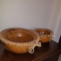 ظروف پذیرایی چوبی کار دست|ظروف سرو و پذیرایی|تهران, دهکده المپیک|دیوار