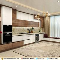 کابینت نئوکلاسیک مدرن پلی اورتان ممبران انزو mdf|مصالح و تجهیزات ساختمان|تهران, شهران جنوبی|دیوار