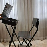 میز نماز تاشو باکس‌دار با صندلی/مطالعه/پایه فلزی|صندلی و نیمکت|تهران, دروازه شمیران|دیوار