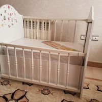 تخت کودک  کنار مادر ازخوردسال تا ۴سال|تخت و سرویس خواب|تهران, شهرک راه‌آهن|دیوار