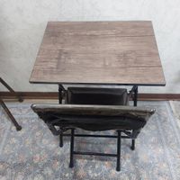 میز تحریر تاشو به همراه صندلی تاشو نو|میز تحریر و کامپیوتر|تهران, نازی‌آباد|دیوار