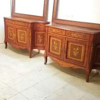 کنسول و آینه تمام چوب و معرق|بوفه، ویترین، کنسول|تهران, اوقاف|دیوار