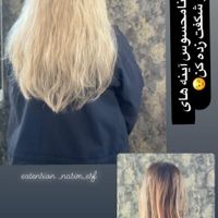 اکستنشن موی طبیعی با دستگاه لیزری و چسب‌گیاهی|خدمات آرایشگری و زیبایی|اصفهان, مسجد مصلی|دیوار