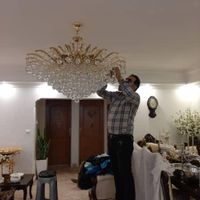 لوستر اب طلا کریستال اتریش|لوستر و چراغ آویز|تهران, نارمک|دیوار