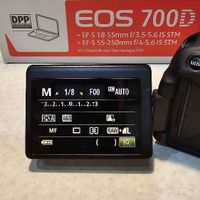 دوربین عکاسی Canon 700D Made in Japan+Kit 2 Lens|دوربین عکاسی و فیلم‌برداری|تهران, یوسف‌آباد|دیوار