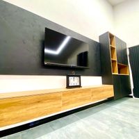 اجرای تخصصی تی وی وال tv wall با نورپردازی|میز تلویزیون|تهران, اندیشه (شهر زیبا)|دیوار