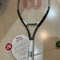 راکت تنیس Wilson سایز ۲۶ Junior همراه با گریپ|ورزش‌های توپی|تهران, قیطریه|دیوار
