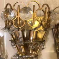 ۶ عدد لوستر دیواری آب طلا با کریستال اضافه|لوستر و چراغ آویز|تهران, نارمک|دیوار