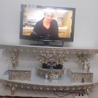 ایینه شمعدان و میزتلویزیون برنز|میز تلویزیون|گلبهار, |دیوار