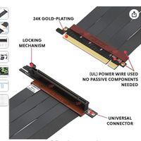 کابل LINKUP . Ultra PCIe 4.0 X16 Riser|قطعات و لوازم جانبی رایانه|تهران, نیلوفر|دیوار