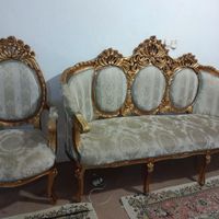 مبل سلطنتی ۷نفره چوب|مبلمان خانگی و میز عسلی|اردبیل, |دیوار