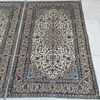 دوتا قالیچه جفت بافت کرک شادسر کاشان گل‌ابریشم|فرش|تهران, ونک|دیوار