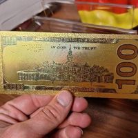 اسکناس تزئینی طلا|کلکسیون سکه، تمبر، اسکناس|تهران, شهرک غرب|دیوار