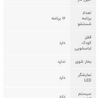 لباسشویی پارس خزر مدل WM8514W|ماشین لباسشویی و خشک‌کن لباس|سمنان, |دیوار