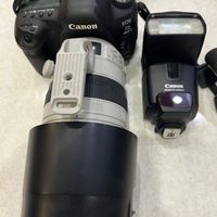 دوربین کانن 5D-Mark IV + لنز Canon 100-400 + فلاش|دوربین عکاسی و فیلم‌برداری|تهران, صادقیه|دیوار