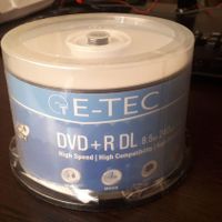 پک ۵۰ تایی DVD 9   E-TEK  8.5 GB|پخش‌کننده DVD و ویدیو|تهران, پیروزی|دیوار