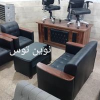 مبل چرمی نیم ست اداری انتظار صندلی (نوین توس)|مبلمان اداری|مشهد, شهید هنرور|دیوار