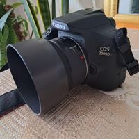 دوربین Canon 2000d به همراه لنز 50mm|دوربین عکاسی و فیلم‌برداری|لاهیجان, |دیوار