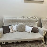مبلمان هفت نفره نیلوفر با پارچه کنزو ترک|مبلمان خانگی و میز عسلی|تهران, زرکش|دیوار