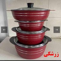 سرویس قابلمه گرانیت 10پارچه آکبند sps+ارسال|ظروف پخت‌وپز|تهران, ستارخان|دیوار