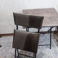 میز تحریر تاشو به همراه صندلی تاشو نو|میز تحریر و کامپیوتر|تهران, نازی‌آباد|دیوار