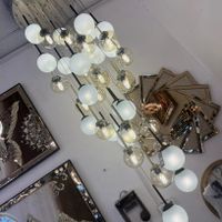 لوستر بزرگ دوبلکسی مولکولی|لوستر و چراغ آویز|تهران, مبارک‌آباد بهشتی|دیوار