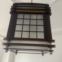 لوستر چوبی|لوستر و چراغ آویز|تهران, کوی فردوس|دیوار