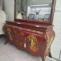 کنسول آینه((خمره ای))نقاشی برنز در حدنو|بوفه، ویترین، کنسول|تهران, امام حسین(ع)|دیوار