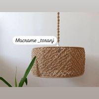 لوستر های مکرومه و رافیا ترند باکیفیت|لوستر و چراغ آویز|کرج, منظریه|دیوار