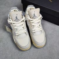 کتونی نایک ایر جردن ۴ کرمی Nike air Jordan 4|کیف، کفش، کمربند|تهران, فاطمی|دیوار