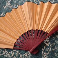 بادبزن ژاپنی ، اصل ، چوبی|کلکسیون اشیاء عتیقه|تهران, سبلان|دیوار