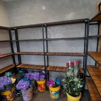 قفسه و رگال فلزی و چوبی|کتابخانه، شلف، قفسه‌های دیواری|تهران, کاروان|دیوار