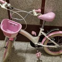 دوچرخه دخترانه سایز ۱۸|دوچرخه، اسکیت، اسکوتر|تهران, جنت‌آباد جنوبی|دیوار