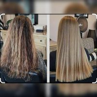 مدل کراتین فقط نصف|خدمات آرایشگری و زیبایی|رشت, دیلمان|دیوار