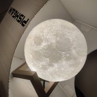 لوستر کره ماه مدرن 3d|چراغ خواب و آباژور|تهران, دروازه شمیران|دیوار
