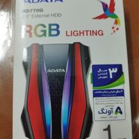 هارد اکسترنال RGB lighting 1TB Adata|قطعات و لوازم جانبی رایانه|تهران, نارمک|دیوار