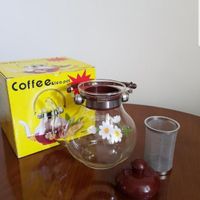 قوری شیشه ای  و نعلبکی چینی|حراج|تهران, الهیه|دیوار