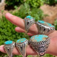 انگشتر فیروزه و عقیق خطی|جواهرات|تهران, آهنگ|دیوار