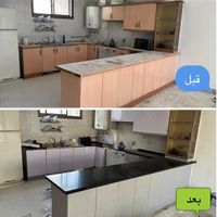 نصب حرفه ای خودچسب(الکور) برچسب کابینت مات کن|خدمات پیشه و مهارت|اصفهان, شاهزید|دیوار