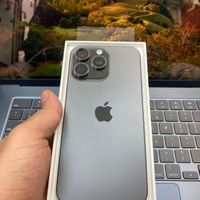 iPhone 15 pro max مشکی کار کرده ۲۵۶ باطری ۱۰۰|موبایل|تهران, جردن|دیوار