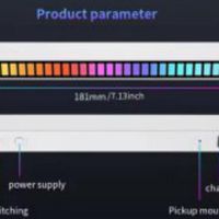 رقص نور اکولایزر حساس به صدا مدل RGB LED|سیستم صوتی خانگی|تهران, آذربایجان|دیوار