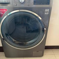 ماشین لباسشوئی LG 9 kg/سالم و کم استفاده شده|ماشین لباسشویی و خشک‌کن لباس|تهران, اسکندری|دیوار