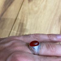 انگشتر کهنه عقیق یمنی آبدار قدیمی رکاب فیلی|جواهرات|تهران, آبشار|دیوار